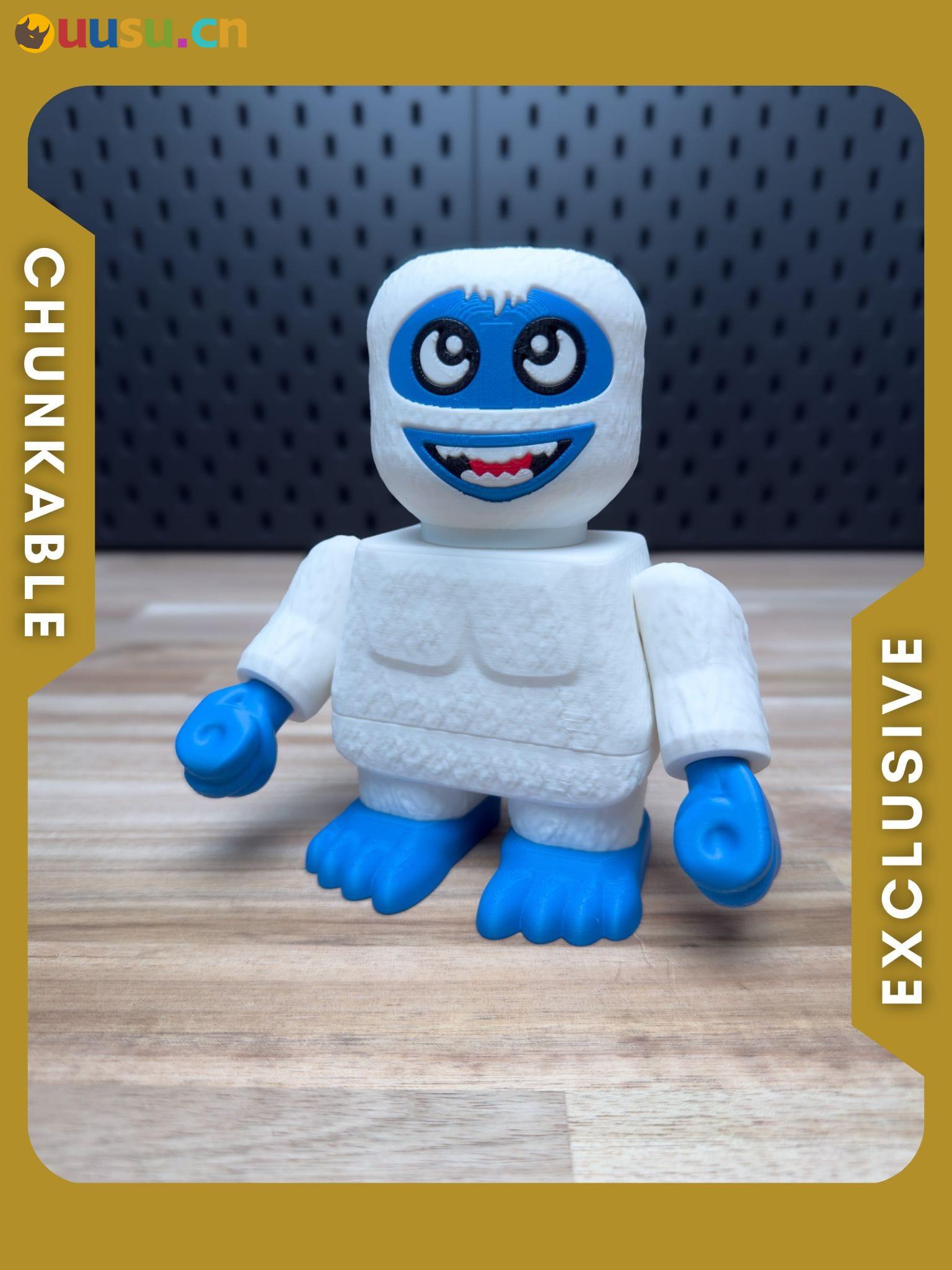 【积木玩具】雪人-uusu优素-乐高,模型,3d打印,编程