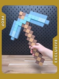 【积木玩具】我的世界-镐-uusu优素-乐高,模型,3d打印,编程