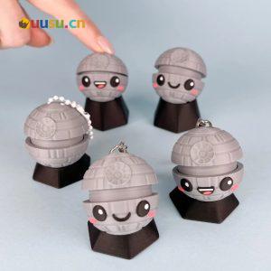 星球大战死星点击钥匙链-uusu优素-乐高,模型,3d打印,编程