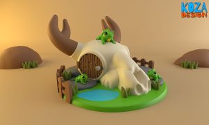 岩蜥小屋-uusu优素-乐高,模型,3d打印,编程