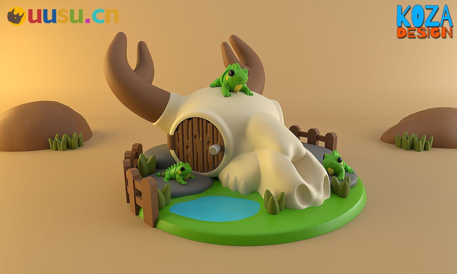 岩蜥小屋-uusu优素-乐高,模型,3d打印,编程