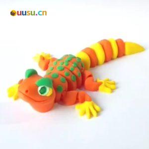 彩色壁虎-uusu优素-乐高,模型,3d打印,编程