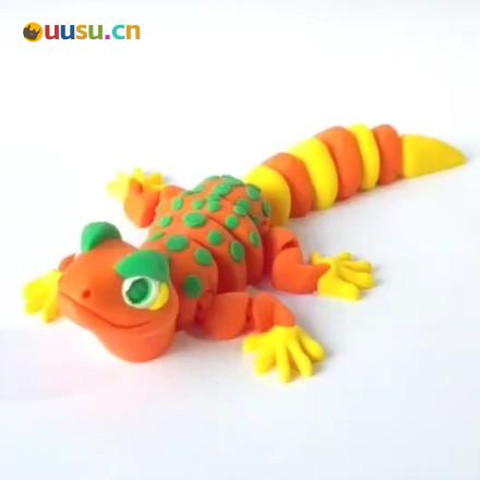 彩色壁虎-uusu优素-乐高,模型,3d打印,编程