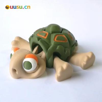 【可动小动物】乌龟-uusu优素-乐高,模型,3d打印,编程