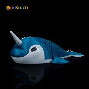 独角鲸钥匙链-uusu优素-乐高,模型,3d打印,编程