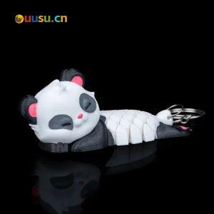 熊猫钥匙链-uusu优素-乐高,模型,3d打印,编程