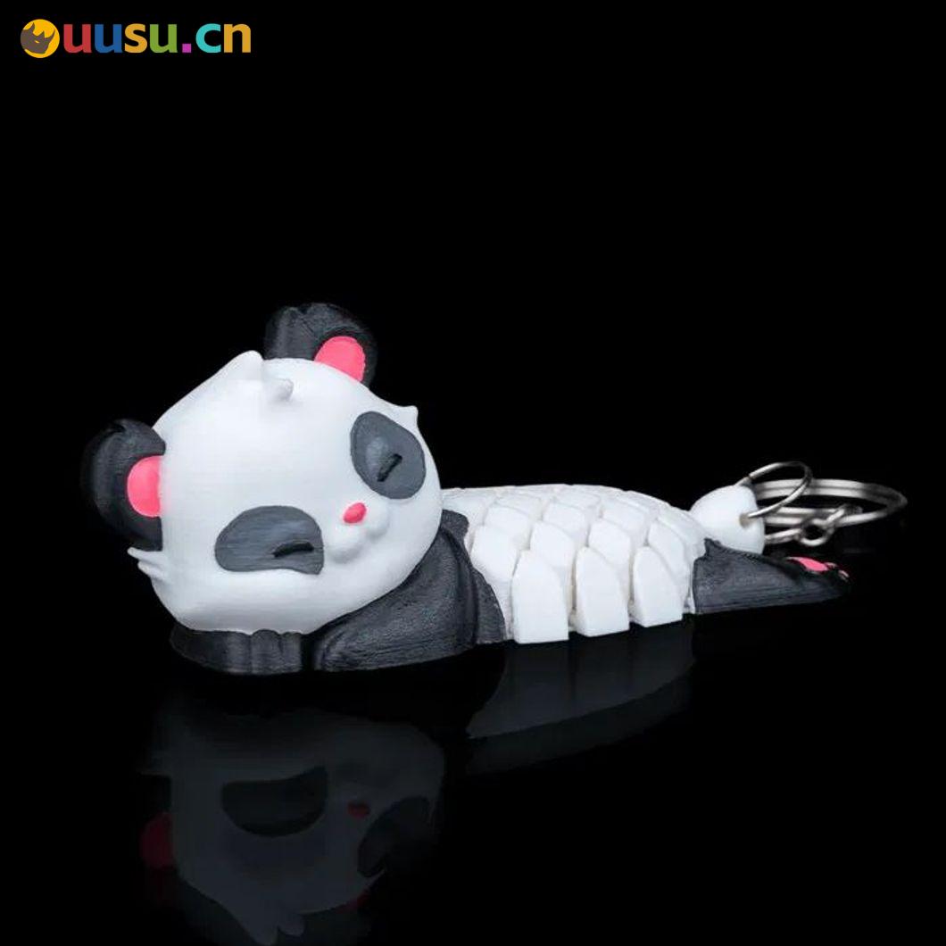 熊猫钥匙链-uusu优素-乐高,模型,3d打印,编程