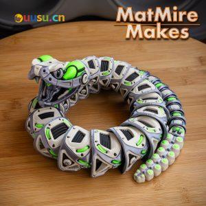 机械蛇-uusu优素-乐高,模型,3d打印,编程