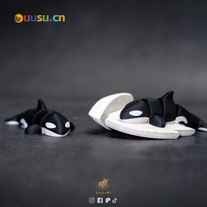 可爱的鲸鱼钥匙链-uusu优素-乐高,模型,3d打印,编程