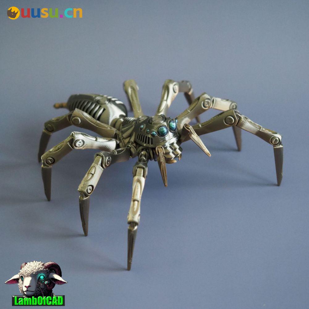 机械蜘蛛-uusu优素-乐高,模型,3d打印,编程