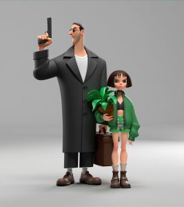 【这个杀手不太冷】莱昂和玛蒂尔达-uusu优素-乐高,模型,3d打印,编程