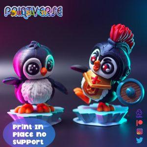 战斗企鹅-uusu优素-乐高,模型,3d打印,编程