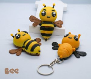 小蜜蜂钥匙链-uusu优素-乐高,模型,3d打印,编程