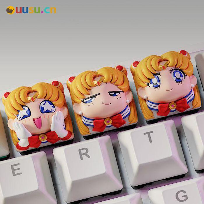 美少女战士键盘帽-uusu优素-乐高,模型,3d打印,编程